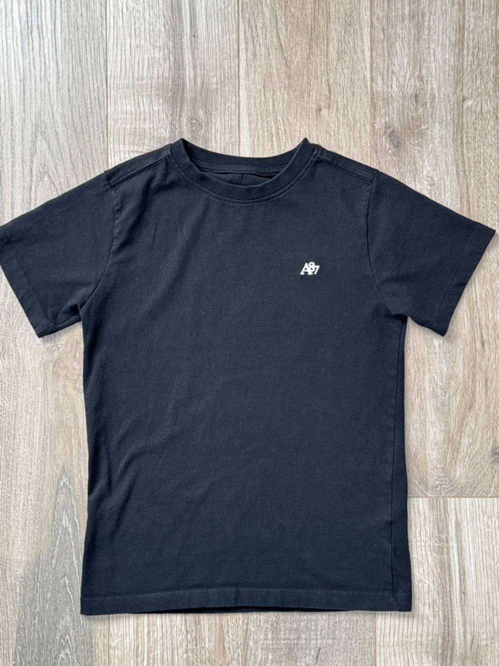 Aeropostale Kids Boys Classic Crewneck T-Shirt - Black Size M (10/12)